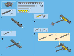 LEGO 42009 instructions page 74 – build guide