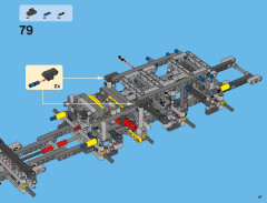 LEGO 42009 instructions page 87 – build guide