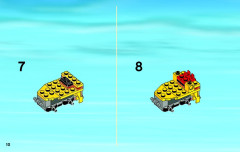 LEGO 4201 instructions page 10 – build guide