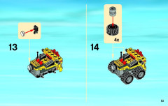 LEGO 4201 instructions page 13 – build guide