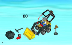 LEGO 4201 instructions page 18 – build guide