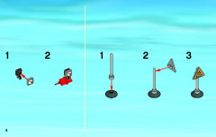 LEGO 4201 instructions page 4 – build guide