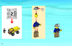 LEGO 4201 instructions page 2 – build guide