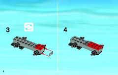 LEGO 4201 instructions page 4 – build guide