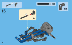 LEGO 42010 instructions page 18 – build guide