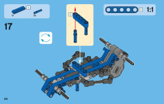 LEGO 42010 instructions page 20 – build guide