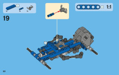 LEGO 42010 instructions page 22 – build guide
