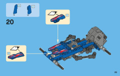 LEGO 42010 instructions page 23 – build guide