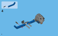 LEGO 42010 instructions page 6 – build guide