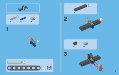 LEGO 42010 instructions page 7 – build guide