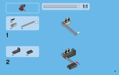 LEGO 42011 instructions page 11 – build guide
