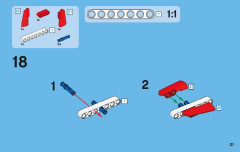 LEGO 42011 instructions page 21 – build guide