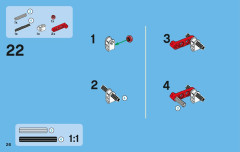 LEGO 42011 instructions page 26 – build guide