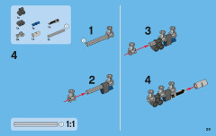 LEGO 42011 instructions page 29 – build guide