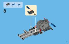 LEGO 42011 instructions page 9 – build guide