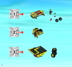 LEGO 4202 instructions page 2 – build guide