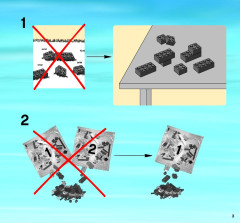 LEGO 4202 instructions page 3 – build guide