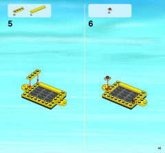 LEGO 4202 instructions page 43 – build guide