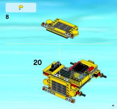 LEGO 4202 instructions page 45 – build guide