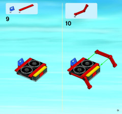LEGO 4202 instructions page 51 – build guide