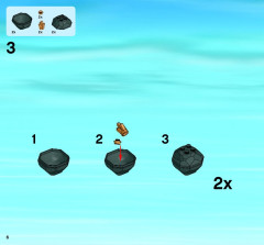 LEGO 4202 instructions page 6 – build guide