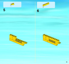 LEGO 4202 instructions page 61 – build guide