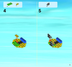 LEGO 4202 instructions page 9 – build guide