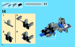 LEGO 42020 instructions page 14 – build guide