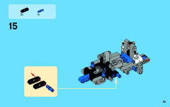 LEGO 42020 instructions page 15 – build guide