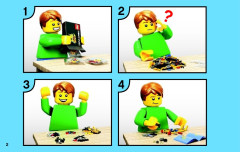 LEGO 42020 instructions page 2 – build guide