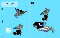 LEGO 42020 instructions page 14 – build guide