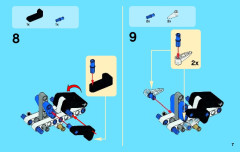 LEGO 42020 instructions page 7 – build guide
