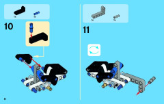 LEGO 42020 instructions page 8 – build guide