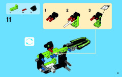 LEGO 42021 instructions page 11 – build guide