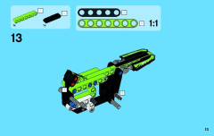 LEGO 42021 instructions page 13 – build guide