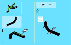 LEGO 42021 instructions page 2 – build guide