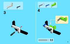 LEGO 42021 instructions page 3 – build guide