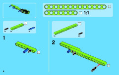 LEGO 42021 instructions page 6 – build guide