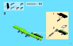LEGO 42021 instructions page 7 – build guide