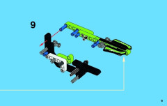 LEGO 42021 instructions page 9 – build guide