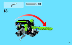 LEGO 42021 instructions page 17 – build guide