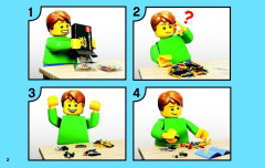 LEGO 42021 instructions page 2 – build guide