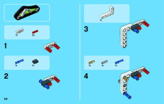 LEGO 42021 instructions page 22 – build guide