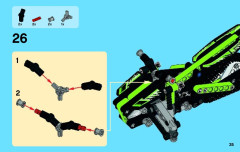 LEGO 42021 instructions page 35 – build guide