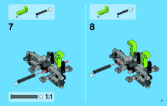 LEGO 42021 instructions page 7 – build guide