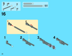 LEGO 42022 instructions page 20 – build guide