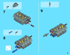 LEGO 42022 instructions page 45 – build guide