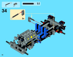 LEGO 42022 instructions page 50 – build guide