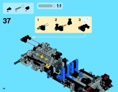 LEGO 42022 instructions page 54 – build guide