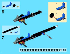 LEGO 42022 instructions page 6 – build guide